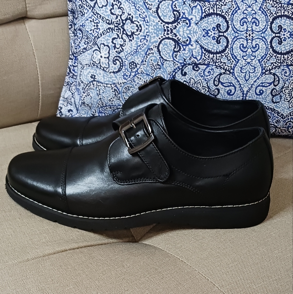 Propét Graham Oxford leather shoes black NWT - Picture 6 of 9